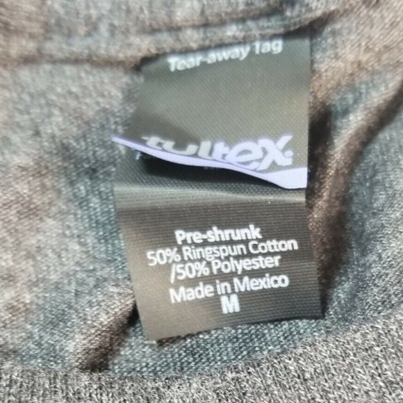 Ady Bellle Women's Gray Graphic Short Sleeve T-Shirt "Basic" Size Medium - Picture 4 of 4